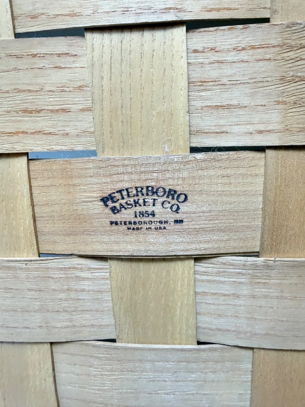 Peterboro Basket Company New Hampshire Large Market Gathering Basket
